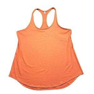 LULULEMON: Women’s Orange Racerback Tanktop -Size 10